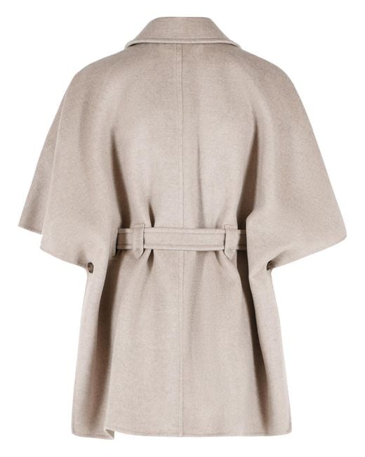 Max Mara Natural 'Nettare' Cashmere Cape