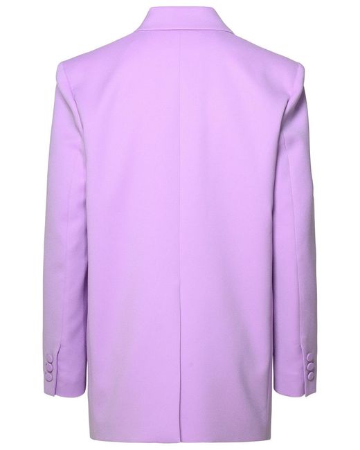 ANDAMANE Purple Lilac Polyester Blazer