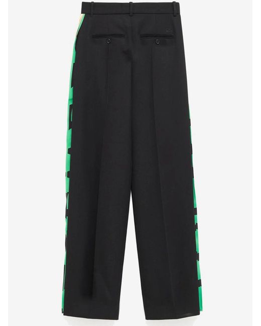 Loewe Black Wool Blend Pants