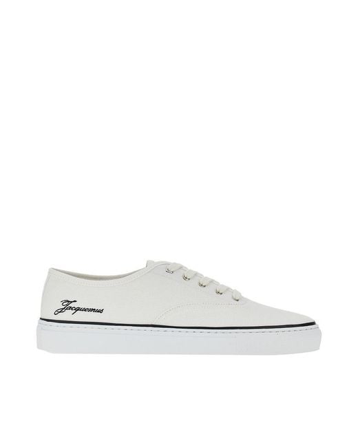Men's White 'Féfé' Cotton Trainers
