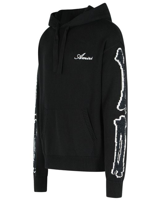 Amiri Black Bones' Cotton Sweater for men