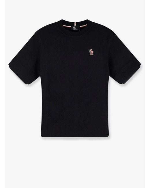 Moncler Black Cotton T-Shirt