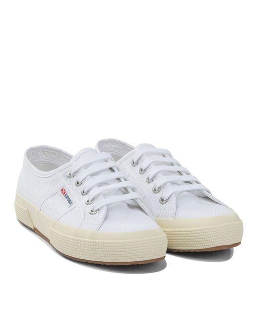 Superga White Sneakers & Slip-On