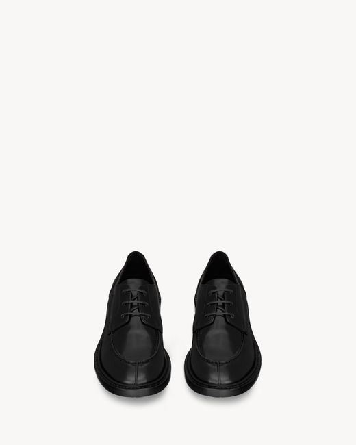 Saint Laurent White "Lino" Lace Up Shoes for men