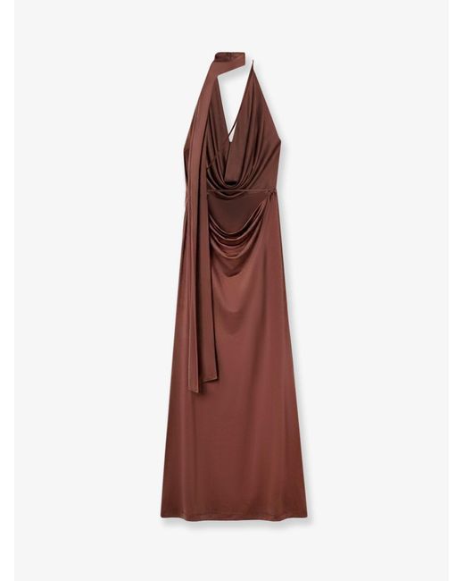 Amazuìn Brown Dress Vivienne Jersey