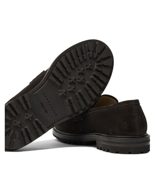 Henderson Black Loafers & Slippers Brown for men
