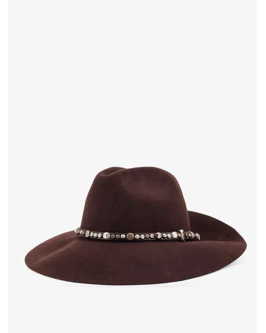 Golden Goose Deluxe Brand Brown Deluxe Brand Golden Fedora Hat