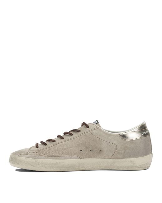 Golden Goose Deluxe Brand Natural "Super Star" Low Sneakers for men