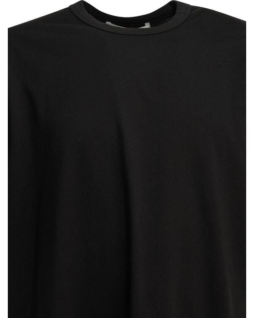 Comme des Garçons Black Crew-Neck T-Shirt With Reverse Logo for men
