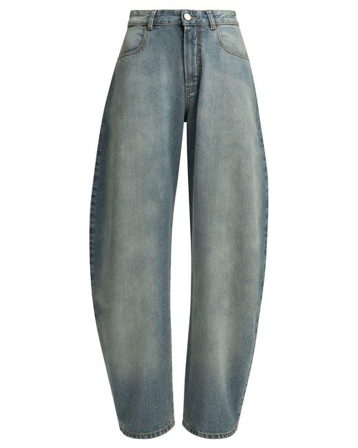 Women's Blue Wide Leg Jeans