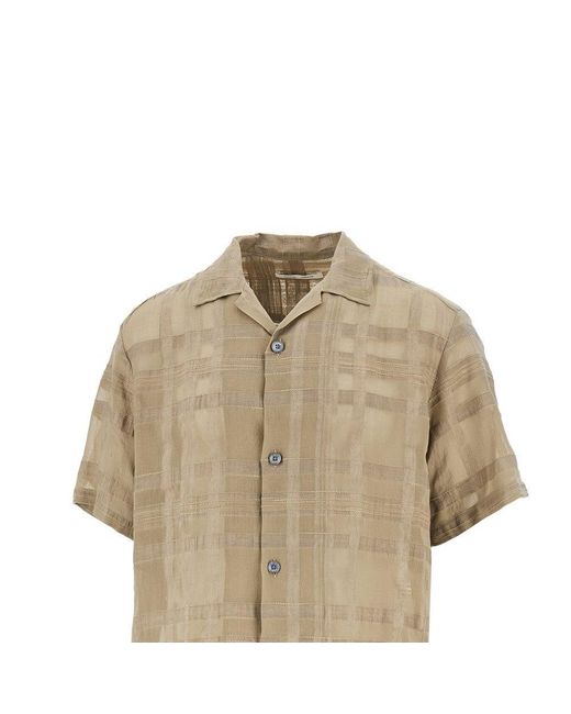 Cmmn Swdn Natural Cotton And Linen 'Ted' Shirt for men