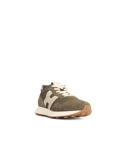 Hogan Metallic 'H601' Suede Sneakers for men