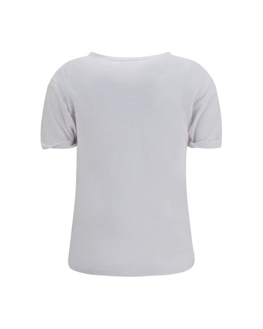 Isabel Marant White Marant Etoile Koldia Logo T-Shirt
