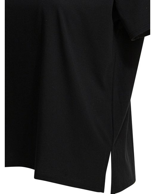 Loulou de Saison Black Cotton T-Shirt