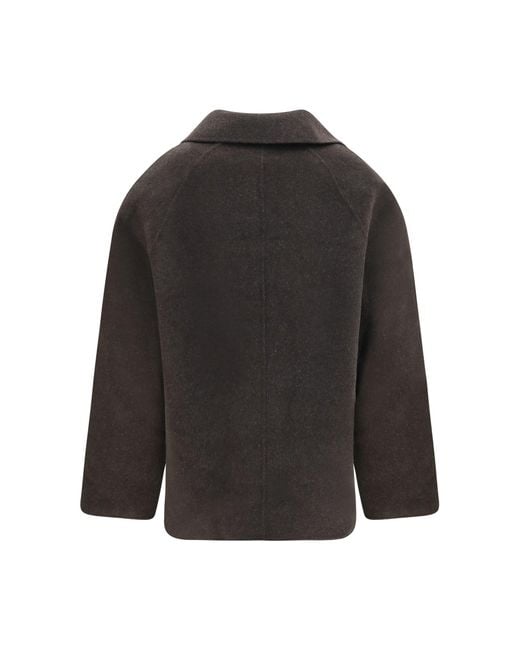 Loulou de Saison Black Neil Wool Cashmere Jacket
