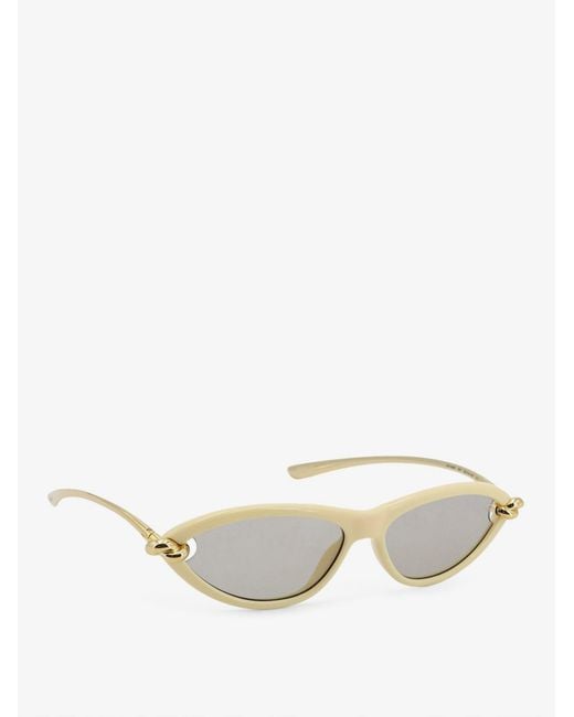 Bottega Veneta Natural Knot Cat-Eye Sunglasses