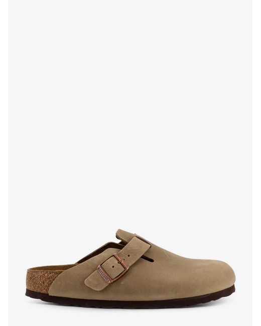 Women's Brown Boston Bs Leather Mule