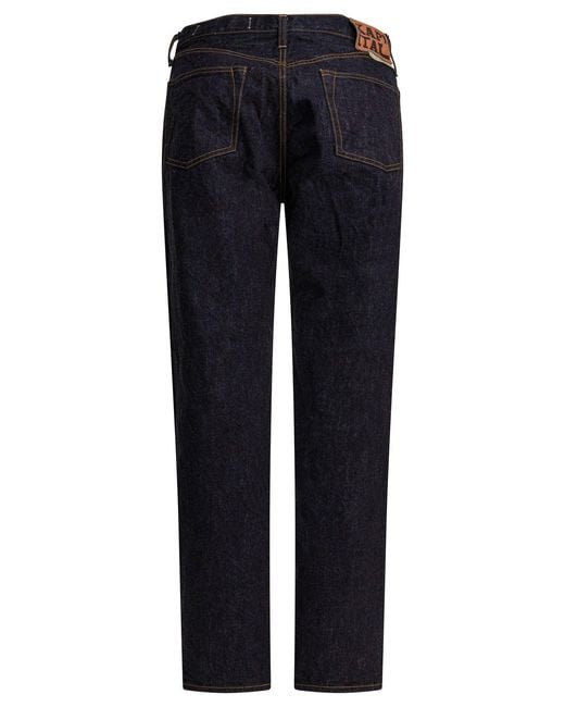 Kapital Blue Slp110Aonewash Jeans for men