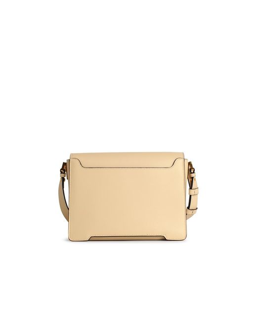 Marni Natural 'New Trunk' Ivory Leather Crossbody Bag