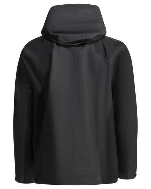 Goldwin Black "Gore-Tex 3L" Raincoat for men