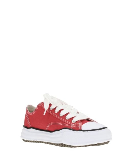 Maison Mihara Yasuhiro Red Sneakers