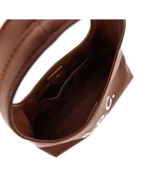 A.P.C. Brown Ninon Baby Tote Bag