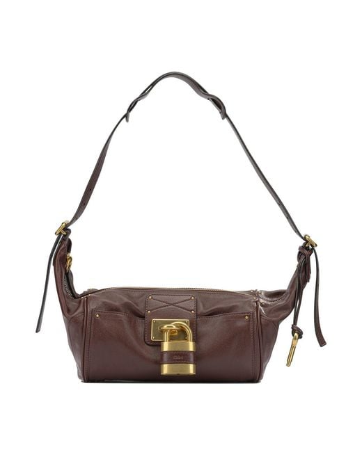 Chloé Brown "Paddington" Small Shoulder Bag