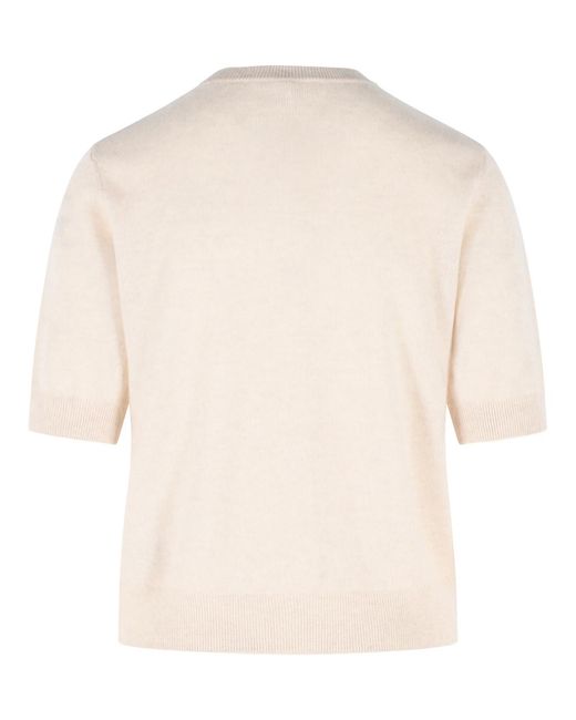Lisa Yang Natural 'Marene' Cashmere Cardigan