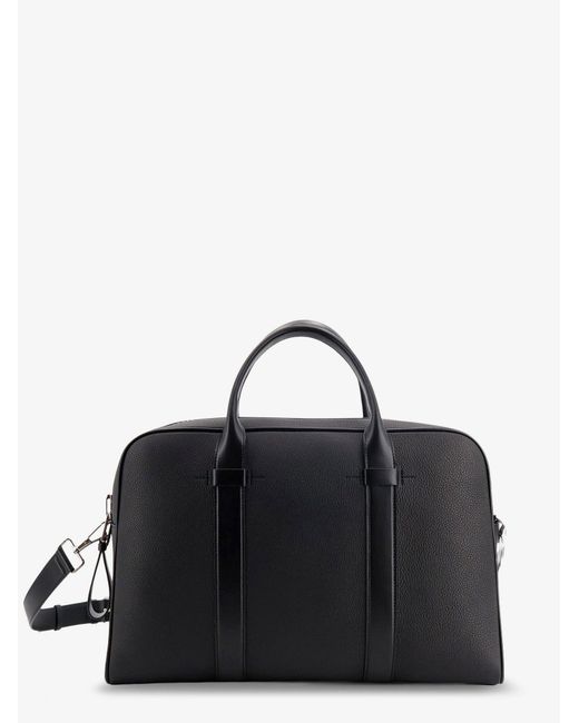 Tom Ford Black Leather Work Bag for men