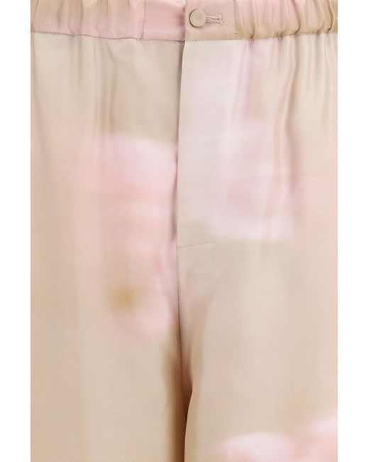 Fabiana Filippi Natural Silk Twill Pants