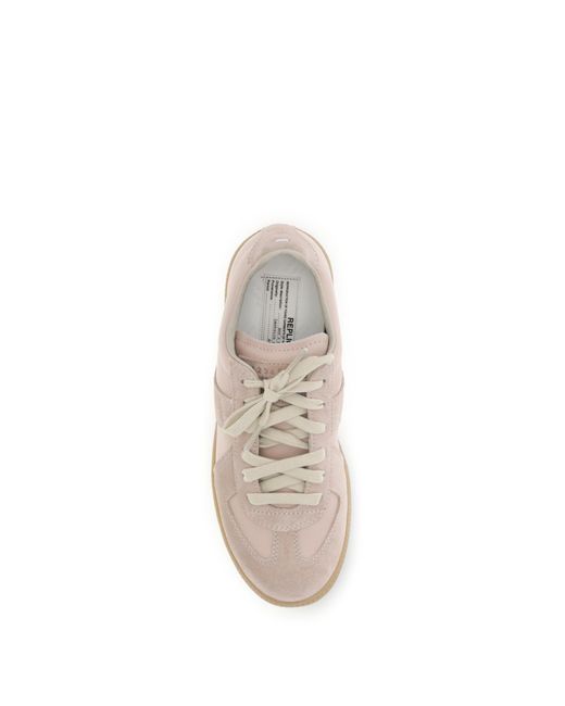 Margiela Natural Leather Sneakers Almond Peach