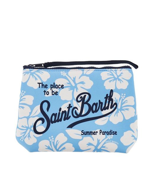 Mc2 Saint Barth Blue 'Aline' Neoprene Pouch for men