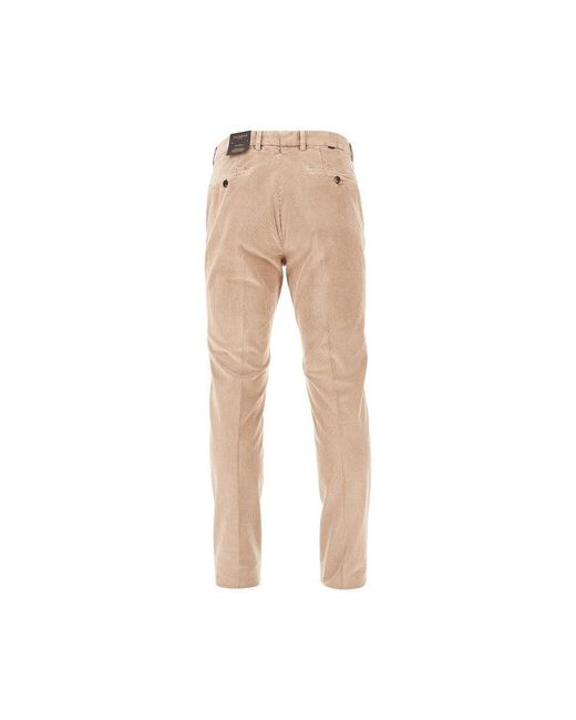 Incotex Natural 'Pattern' Corduroy Pants for men