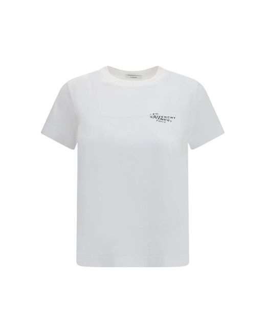 Givenchy White Cotton T-Shirt
