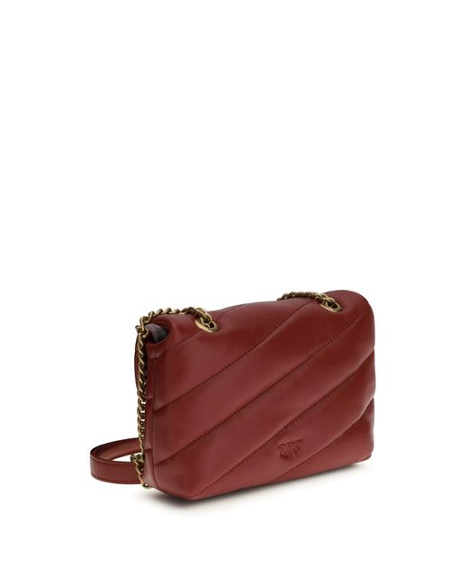 Pinko Red Shoulder Bag Love Baby