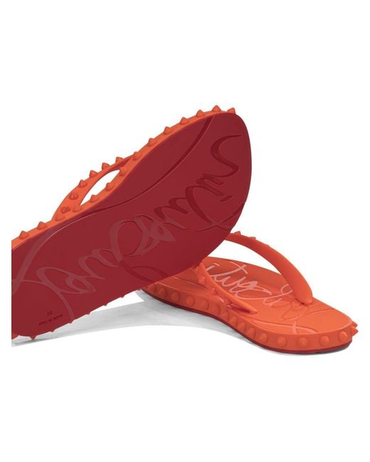 Christian Louboutin Red Sandals
