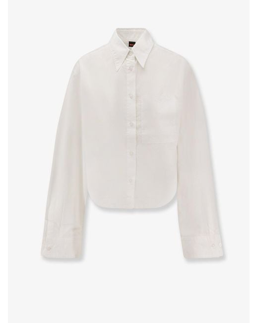 Boss White Boskota Cotton Shirt