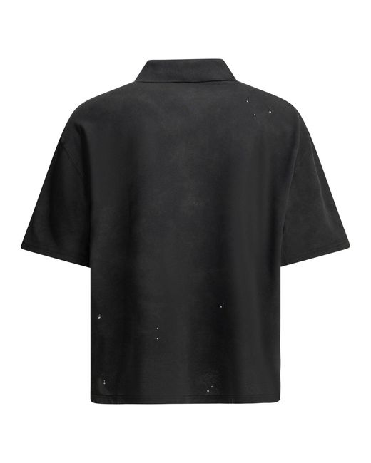 Carhartt Black "Painter" Polo Shirt With Buttons for men