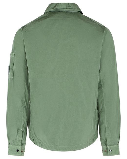 C P Company Green Polyamide Jacket for men