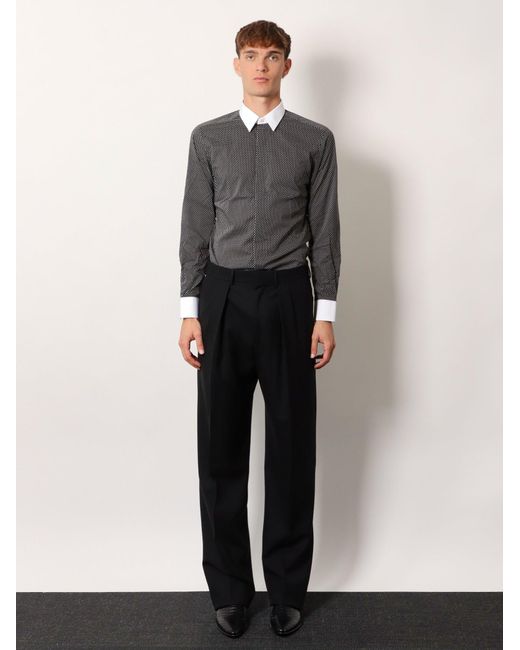 Tom Ford Black Wool Trousers for men