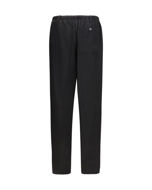 Dries Van Noten Black Penny Pants for men