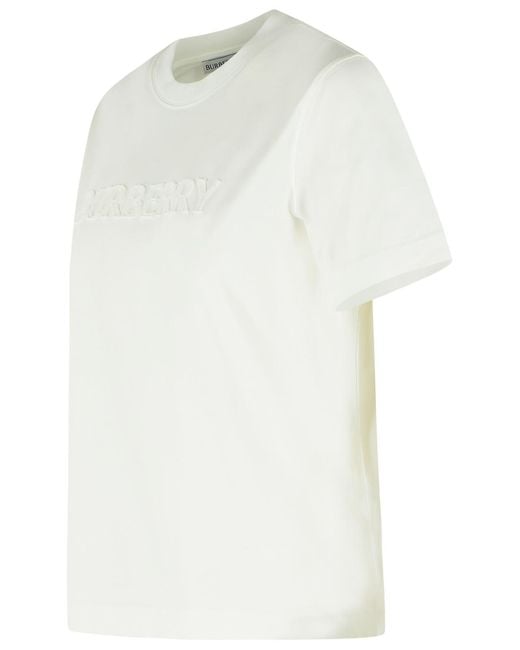 Burberry White T-Shirts