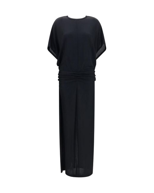 The Row Black Dress Delyra