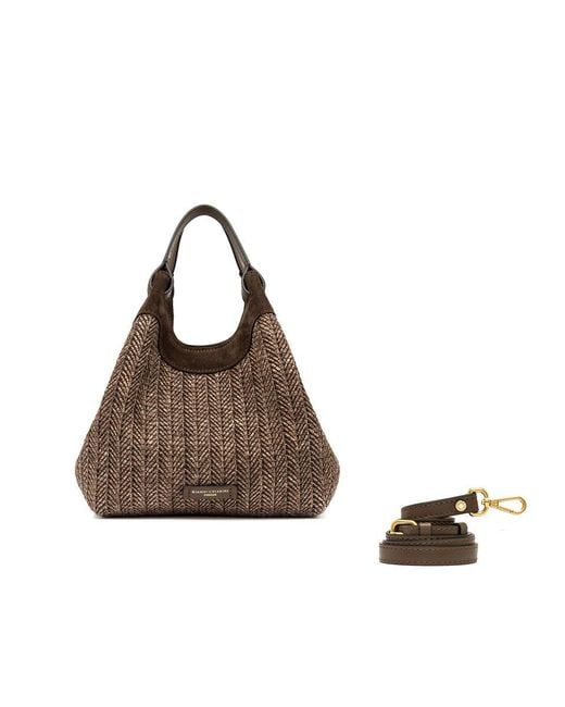 Gianni Chiarini Brown "Dua" Shoulder Bag