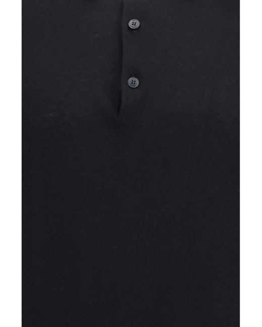 Premiata Black Cotton Polo Shirt for men