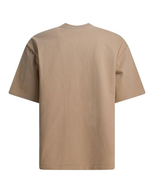 Auralee Natural Cotton T-shirt T-shirts Beige for men