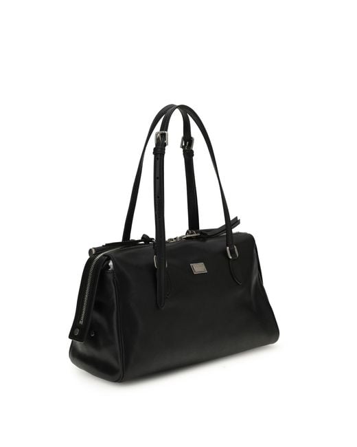 Dolce & Gabbana Black Vittoria Handbag