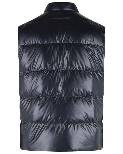 Moncler Black 'Restigo' Polyester Vest for men