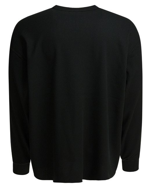 DAIWA PIER 39 Black Polyester T-Shirt for men