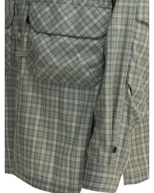 DAIWA PIER 39 Gray "Tech Sports" Casual Shirt